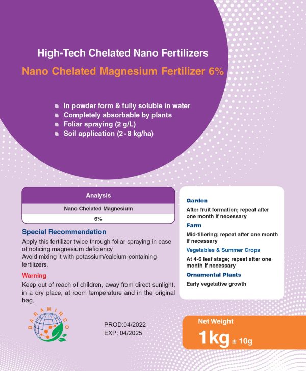 High-Tech-Nano Chelated-Magnesium-Fertilizer-6%