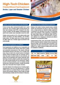 High-Tech Chicken Chelated Mineral Feed Supplement